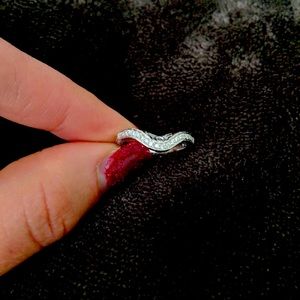 14 Karat White Gold Diamond Ring